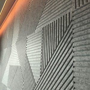 ACOUSTIC COMPLEMENTS Panneau acoustique mural en fibre de polyester By DVO