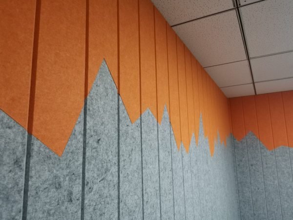 'groove' carved acoustic panels